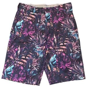 Walter Hagen Shorts Perfect‎ 11 Purple Tropical Golf Shorts Men's Size 30